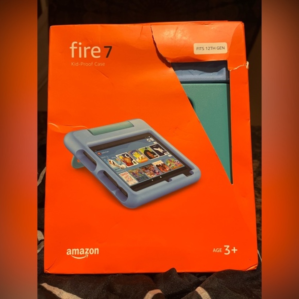Fire 7 Kids Case (for 12th Generation 2022 Release)Shockproof  w/ Handle & Stand